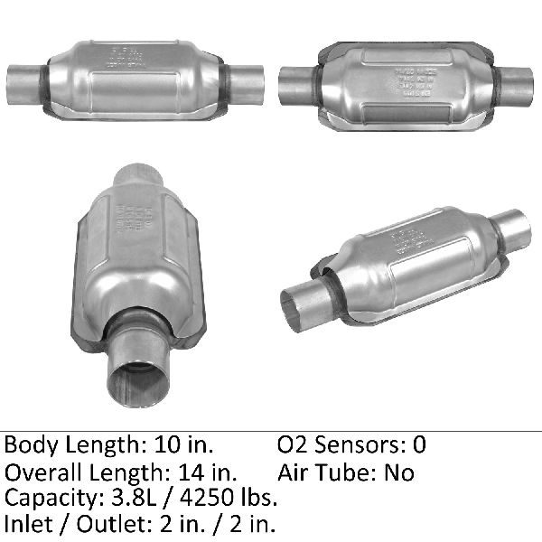 Catalytic Converter - Left, Rear, Right (Eastern Catalytic 70257)
