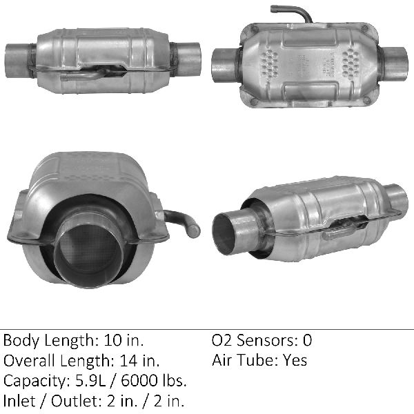 Catalytic Converter - Right for 1986 Ford LTD (Eastern Catalytic 70419)