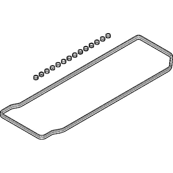 Elring Engine Crankshaft Seal  Rear 