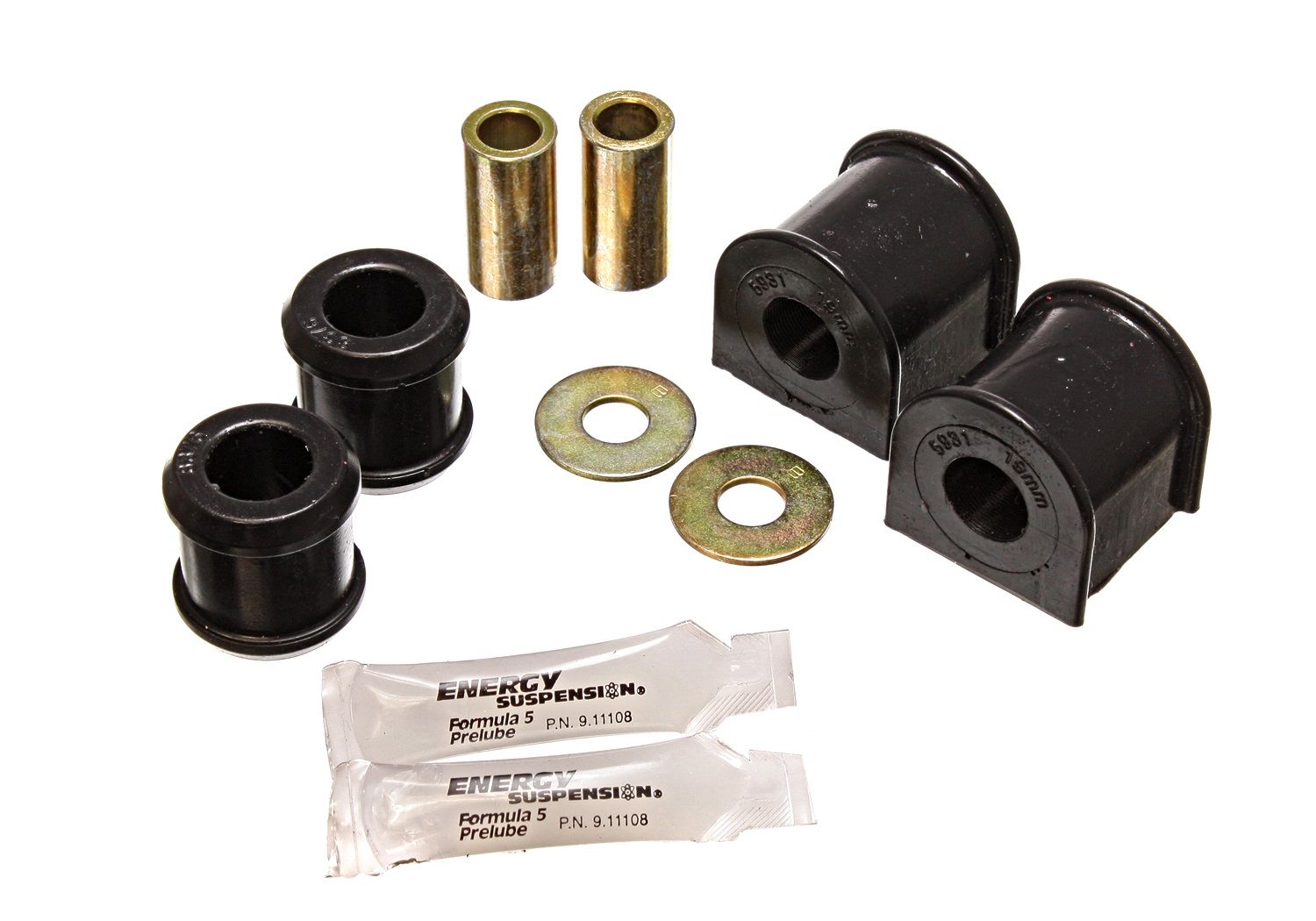 2017, 2016, 2015, 2014, 2013, 2012, 2011, 2010, 2009, 2008, 2007 Jeep Wrangler Suspension Stabilizer Bar Bushing Kit