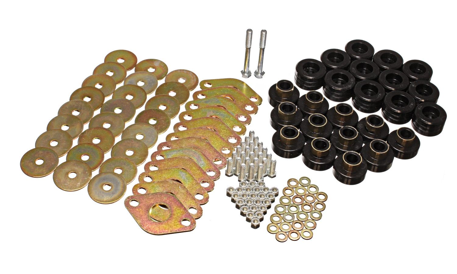 2017, 2016, 2015, 2014, 2013, 2012, 2011, 2010, 2009, 2008, 2007 Jeep Wrangler Body Mount Set