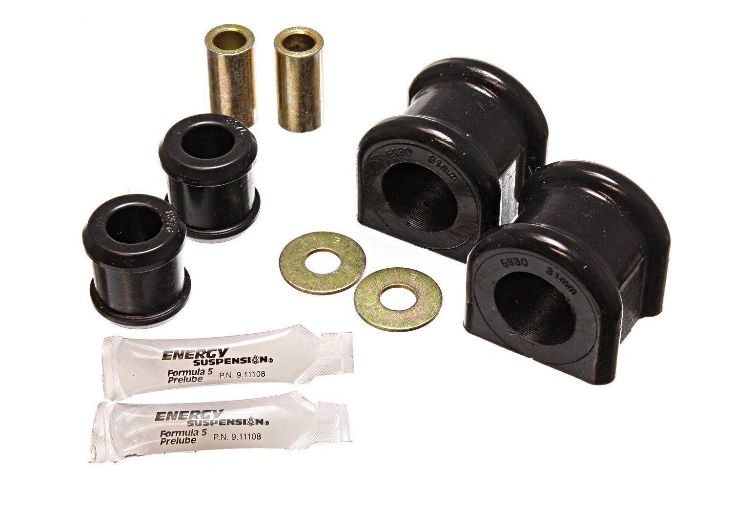 2017, 2016, 2015, 2014, 2013, 2012, 2011, 2010, 2009, 2008, 2007 Jeep Wrangler Suspension Stabilizer Bar Bushing Kit