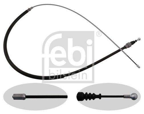 Parking Brake Cable - Rear for 2007-2010 Volkswagen Jetta (Febi 24412)