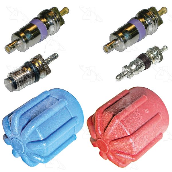 A/C System Valve Core and Cap Kit for 2004-2006 BMW 545i (Four Seasons 26826)