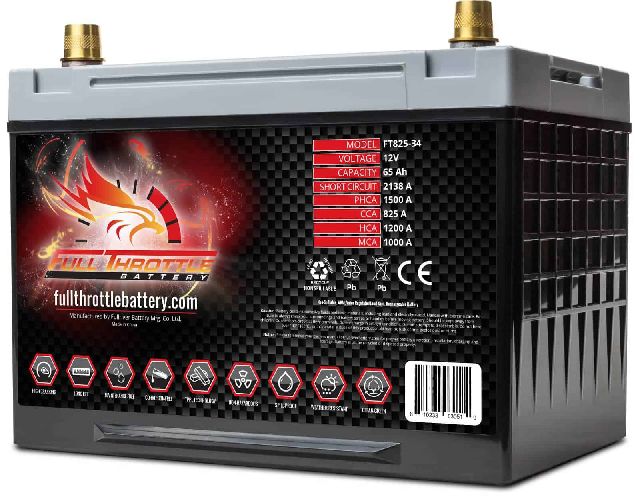 Vehicle Battery (Fullriver Battery FT825-34)