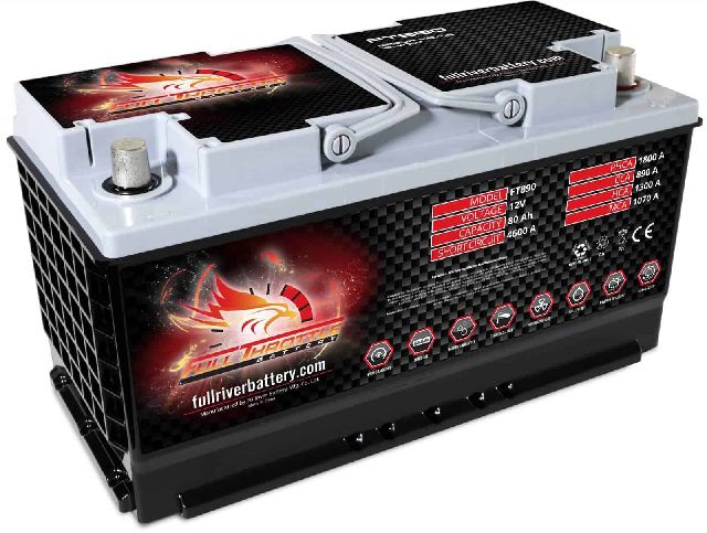 Vehicle Battery (Fullriver Battery FT890-49)