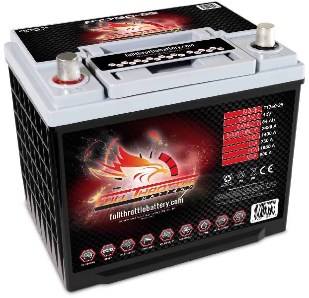 Vehicle Battery (Fullriver Battery FT750-25)
