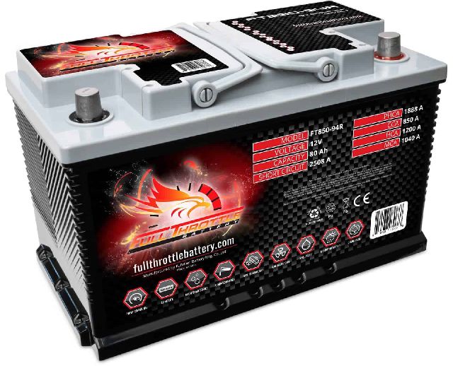 Vehicle Battery (Fullriver Battery FT850-94R)