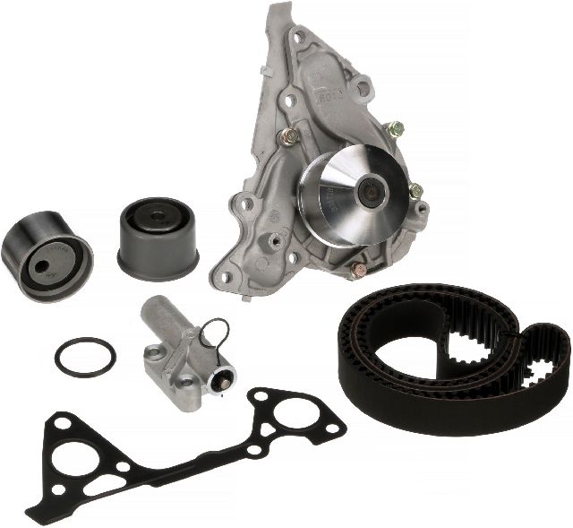 Engine Timing Belt Kit with Water Pump for 2006-2012 Mitsubishi Eclipse (Gates TCKWP287A)