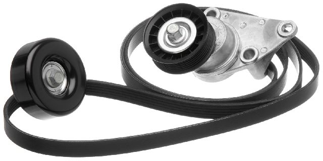 Serpentine Belt Drive Component Kit for 2003-2006 Cadillac Escalade EXT (Gates 90K-38158C)