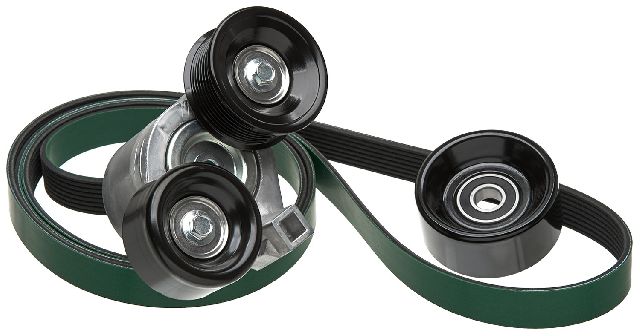 Serpentine Belt Drive Component Kit for 2002-2003 Ford Excursion (Gates 90K-38191HD)