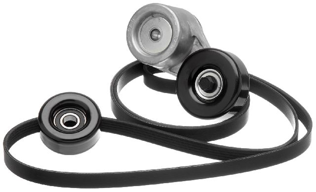 Serpentine Belt Drive Component Kit for 1993-1995 GMC C3500 (Gates 90K-38108A)