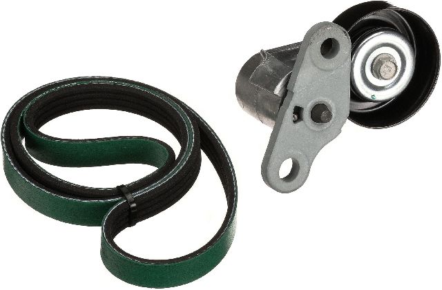 Serpentine Belt Drive Component Kit - Air Conditioning for 2002-2008 Cadillac Escalade EXT (Gates 90K-38159)