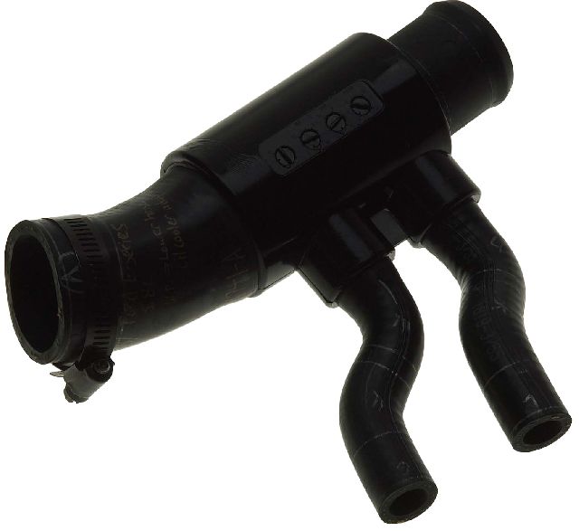 Radiator Coolant Hose - Lower, Lower - Oil Cooler Adapter for 1994-1996 Ford E-150 Econoline (Gates 22401)