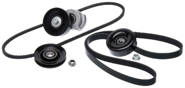 Serpentine Belt Drive Component Kit for 1996-2000 Dodge Caravan (Gates 90K-38122A)