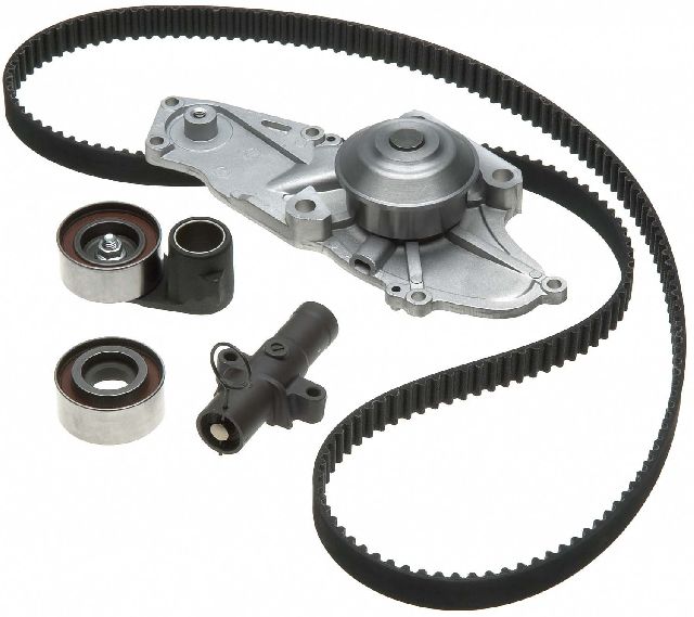 Engine Timing Belt Kit with Water Pump for 2005-2015 Honda Pilot (Gates TCKWP329)