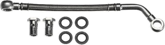 HVAC Heater Hose - Supply, Turbocharger Inlet (Gates TL241)