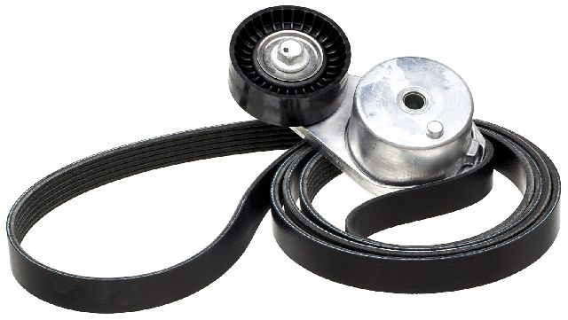 Serpentine Belt Drive Component Kit - Air Conditioning for 2011-2014 Ford Lobo (Gates 90K-39299)