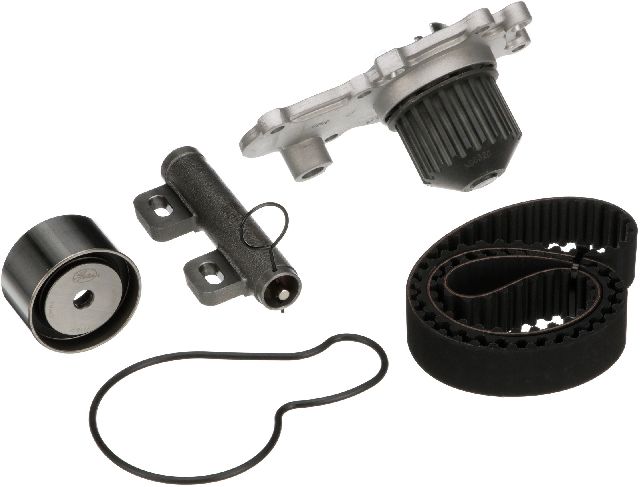 Engine Timing Belt Kit with Water Pump for 1995-1997 Chrysler Neon (Gates TCKWP245C)