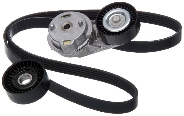 Serpentine Belt Drive Component Kit for 2007-2011 Jeep Wrangler (Gates 90K-39269)
