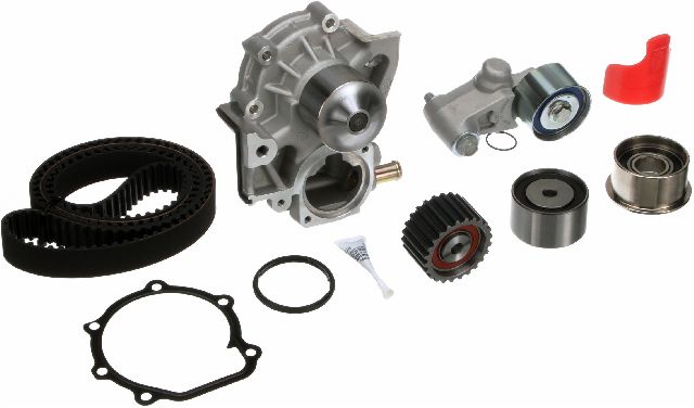 Engine Timing Belt Kit with Water Pump for 2010-2012 Subaru Outback (Gates TCKWP304D)