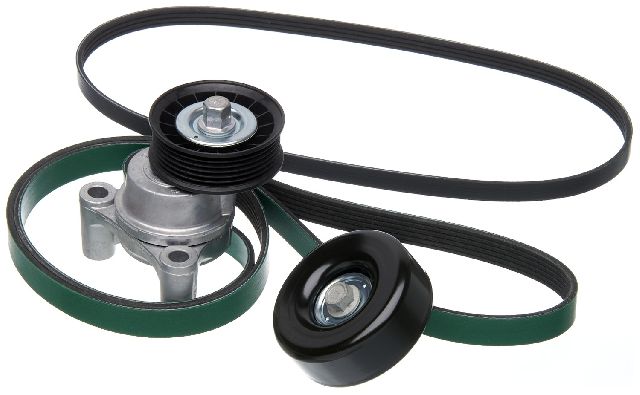 Serpentine Belt Drive Component Kit for 2009-2013 Cadillac Escalade EXT (Gates 90K-39083A)