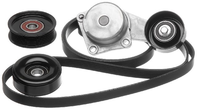 Serpentine Belt Drive Component Kit for 2002 Ford Expedition (Gates 90K-38274D)