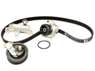 Engine Timing Belt Kit with Water Pump for 2000-2006 Audi TT Quattro (Gates TCKWP306)