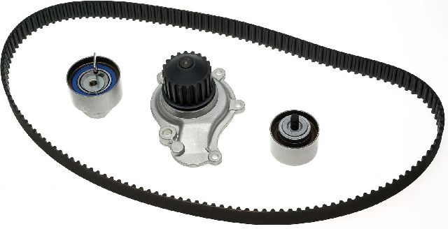 Engine Timing Belt Kit with Water Pump for 1997-2002 Dodge Caravan (Gates TCKWP265B)