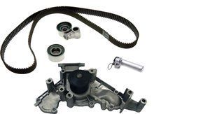 Engine Timing Belt Kit with Water Pump for 2002-2010 Lexus SC430 (Gates TCKWP298)