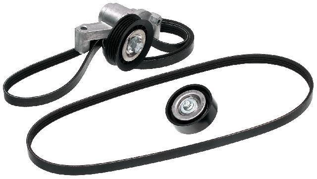 Serpentine Belt Drive Component Kit for 2013-2018 Ford Explorer (Gates 90K-39351B)