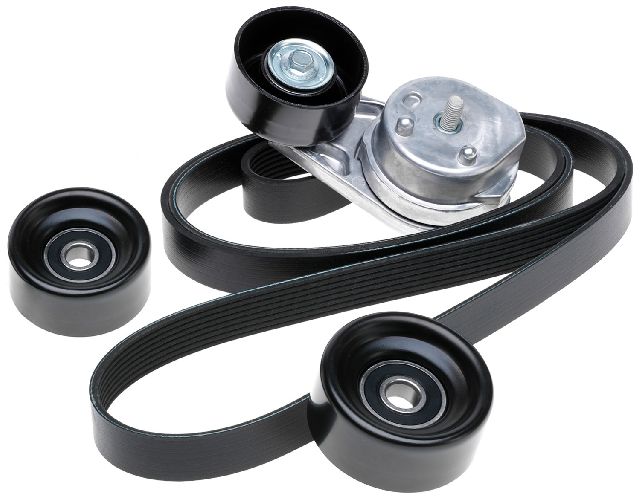 Serpentine Belt Drive Component Kit for 2012-2016 Ford F-450 Super Duty (Gates 90K-39153)