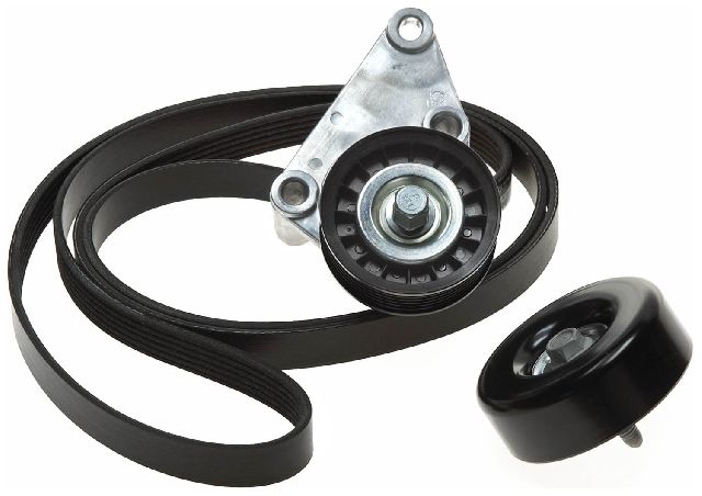 Serpentine Belt Drive Component Kit for 2005-2009 GMC Envoy (Gates 90K-38158A)