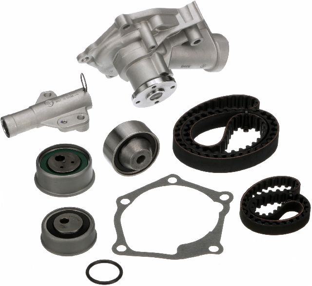 Engine Timing Belt Kit with Water Pump for 2006-2007 Mitsubishi Eclipse (Gates TCKWP332)