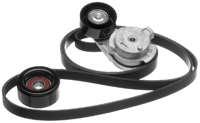 Serpentine Belt Drive Component Kit for 2005-2008 Saab 9-7x (Gates 90K-38178B)