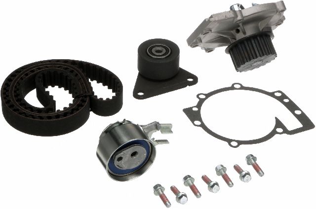 Engine Timing Belt Kit with Water Pump for 2003-2006 Volvo XC90 (Gates TCKWP331A)