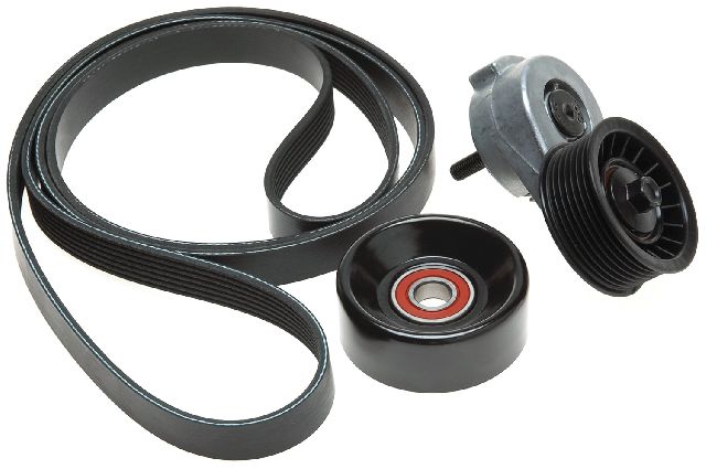 Serpentine Belt Drive Component Kit for 1997-2001 Dodge Ram 2500 (Gates 90K-38116)