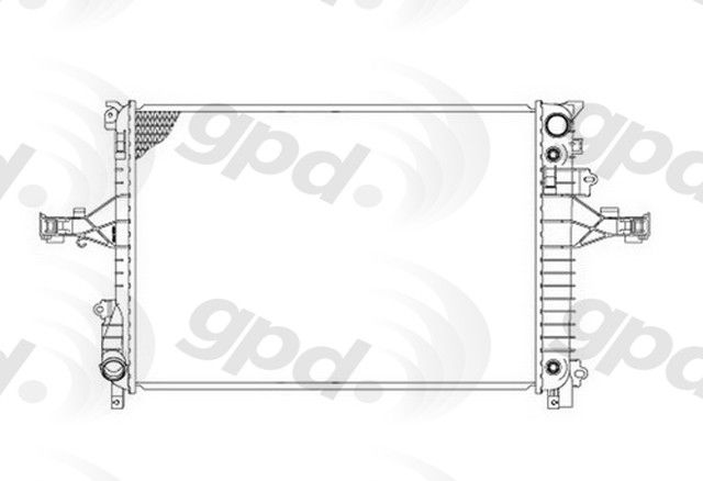 Radiator for 2001-2009 Volvo S60 (Global Parts 2805C)