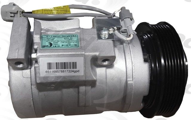 A/C Compressor for 2002-2006 Toyota Camry (Global Parts 6511685)