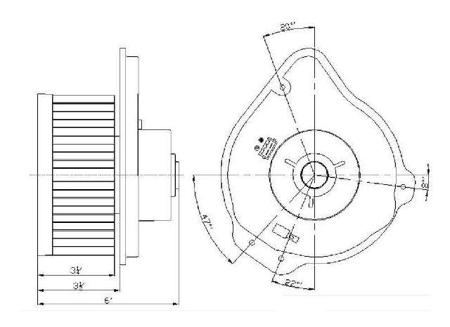 HVAC Blower Motor for 1998-2004 Volvo C70 (Global Parts 2311653)