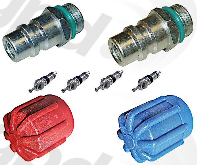 A/C System Valve Core and Cap Kit for 2000 BMW 323Ci (Global Parts 1311573)