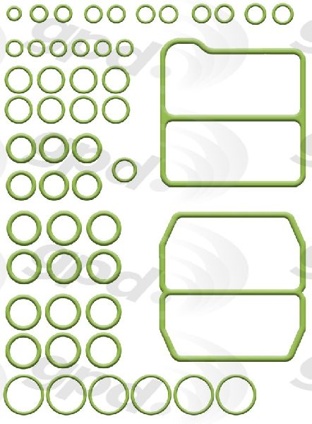 A/C System O-Ring and Gasket Kit for 1988-1989 Eagle Premier (Global Parts 1321298)
