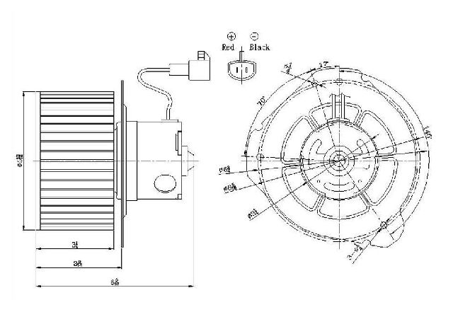 HVAC Blower Motor for 1991 Ford Explorer (Global Parts 2311644)