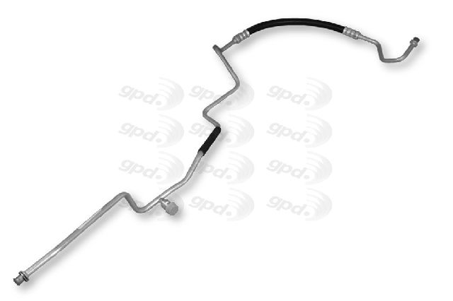 A/C Refrigerant Liquid Hose - Receiver Drier To Evaporator for 2015-2016 GMC Sierra 2500 HD (Global Parts 4813168)