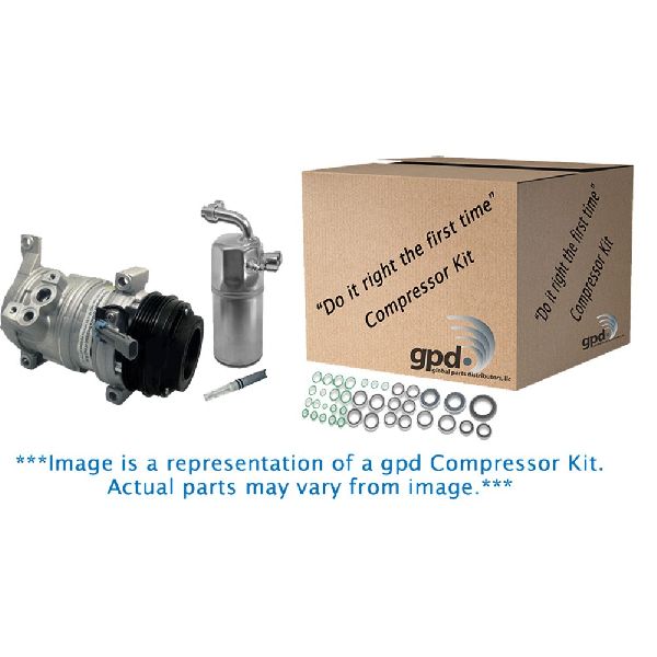 A/C Compressor for 2005-2012 Nissan Pathfinder (Global Parts 9643372PB)