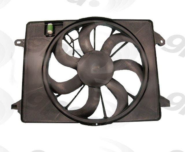 Engine Cooling Fan Assembly for 2009-2022 Chrysler 300 (Global Parts 2811727)