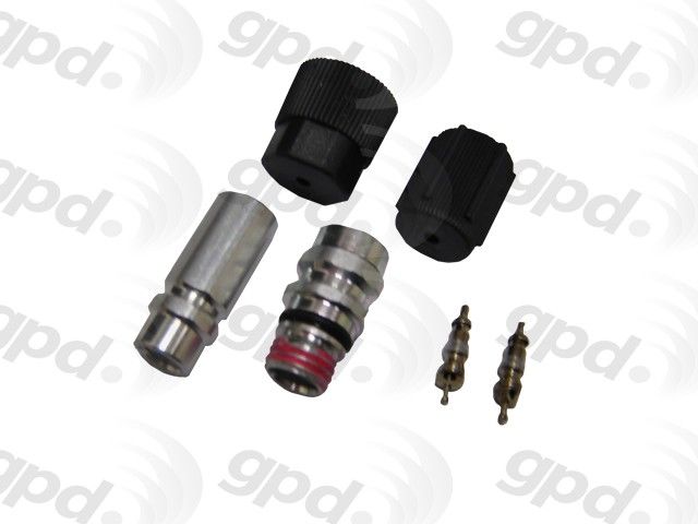 Global Parts A/C System Valve Core and Cap Kit 
