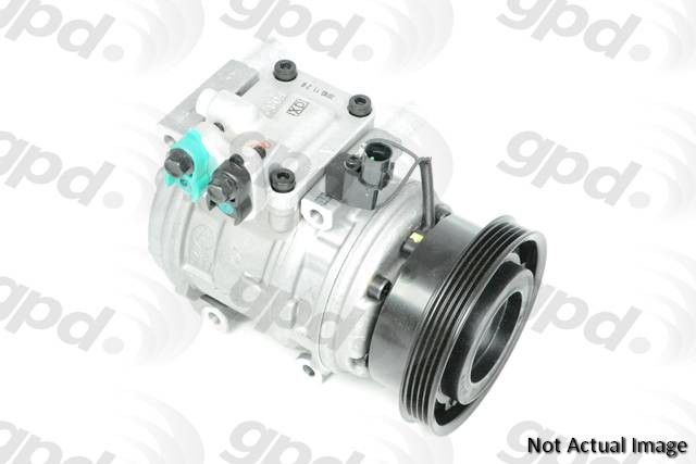 A/C Compressor for 2011-2016 Toyota Sienna (Global Parts 6512814)