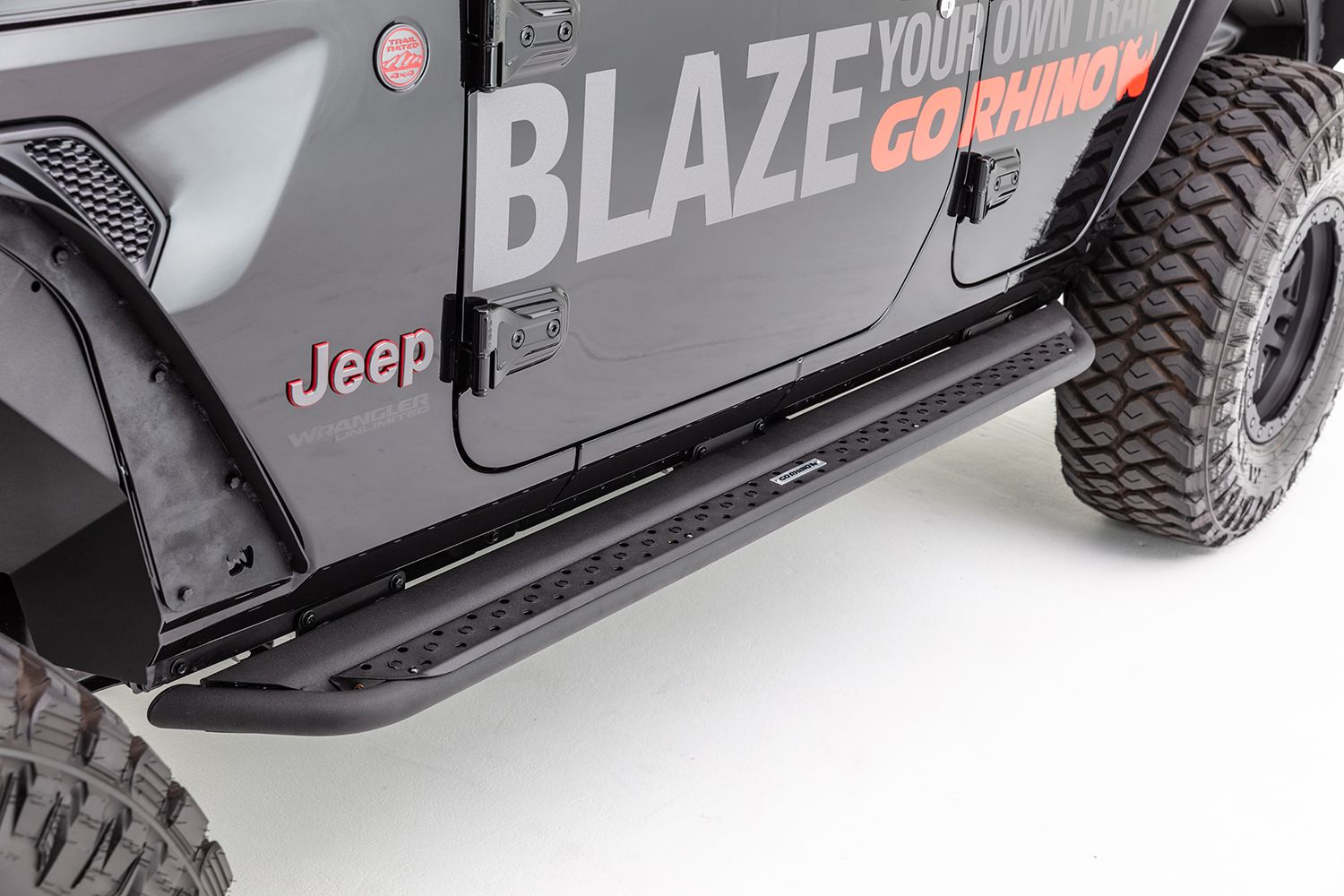 2024, 2023, 2022, 2021, 2020, 2019, 2018 Jeep Wrangler Step Nerf Bar Kit