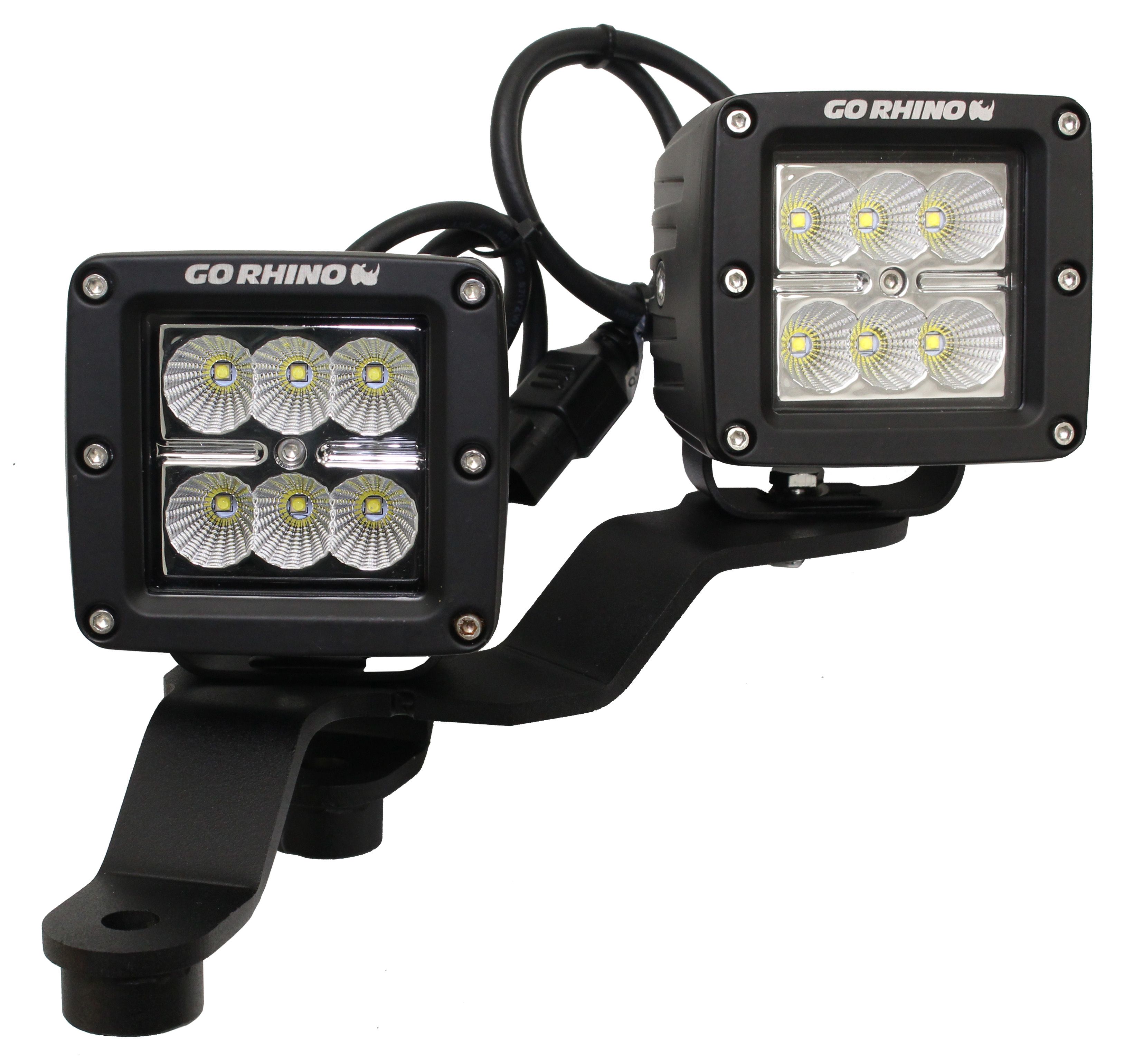 2025, 2024, 2023, 2022, 2021, 2020, 2019, 2018 Jeep Wrangler Driving Light Bracket